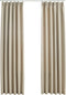 vidaXL - Gordijnen - verduisterend - met - haken - 2 - st - 140x245 - cm - beige