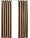 vidaXL - Gordijnen - verduisterend - met - haken - 2 - st - 140x245 - cm - taupe