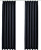 vidaXL - Gordijnen - verduisterend - met - haken - 2 - st - 140x245 - cm - antraciet