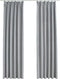 vidaXL - Gordijnen - verduisterend - met - haken - 2 - st - 140x245 - cm - grijs