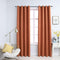 vidaXL - Gordijnen - verduisterend - met - ringen - 2 - st - 140x175 - cm - roestkleurig