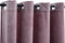 vidaXL - Gordijnen - verduisterend - met - ringen - 2 - st - 140x175 - cm - fluweel - roze