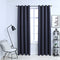 vidaXL - Gordijnen - verduisterend - met - ringen - 2 - st - 140x245 - cm - antraciet