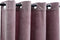 vidaXL - Gordijnen - verduisterend - met - ringen - 2 - st - 140x245 - cm - fluweel - roze