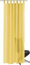 vidaXL - Gordijnen - voile - 140x175 - cm - geel - 2 - st