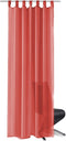 vidaXL - Gordijnen - voile - 140x225 - cm - rood - 2 - st