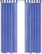 vidaXL - Gordijnen - voile - 140x245 - cm - koningsblauw - 2 - st