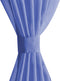 vidaXL - Gordijnen - voile - 140x245 - cm - koningsblauw - 2 - st