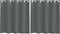 vidaXL - Gordijnen - voile - met - doorvoertules - 2 - st - 140x140 - cm - donkergrijs