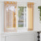 vidaXL - Gordijnen - voile - met - doorvoertules - 2 - st - 140x140 - cm - oranje
