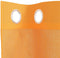 vidaXL - Gordijnen - voile - met - doorvoertules - 2 - st - 140x140 - cm - oranje