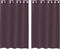 vidaXL - Gordijnen - Voile - met - doorvoertules - 2 - st - 140x175 - cm - paars