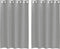 vidaXL - Gordijnen - voile - met - doorvoertules - 2 - st - 140x175 - cm - lichtgrijs