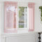 vidaXL - Gordijnen - voile - met - doorvoertules - 2 - st - 140x175 - cm - roze