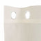 vidaXL - Gordijnen - voile - met - doorvoertules - 2 - st - 140x175 - cm - crèmekleurig