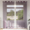 vidaXL - Gordijnen - voile - met - doorvoertules - 2 - st - 140x225 - cm - paars