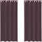 vidaXL - Gordijnen - voile - met - doorvoertules - 2 - st - 140x245 - cm - paars