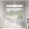 vidaXL - Gordijnen - voile - met - doorvoertules - 2 - st - 140x245 - cm - lichtgrijs