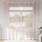 vidaXL - Gordijnen - voile - met - doorvoertules - 2 - st - 140x245 - cm - lichtroze
