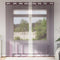 vidaXL - Gordijnen - voile - met - doorvoertules - 2 - st - 140x245 - cm - paars
