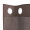 vidaXL - Gordijnen - Voile - met - doorvoertules - 2 - st - 140x245 - cm - bruin