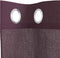 vidaXL - Gordijnen - voile - met - doorvoertules - 2 - st - 140x245 - cm - paars