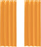 vidaXL - Gordijnen - voile - met - doorvoertules - 2 - st - 140x260 - cm - oranje