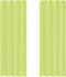 vidaXL - Gordijnen - Voile - met - doorvoertules - 2 - st - 140x260 - cm - appelgroen