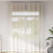 vidaXL - Gordijnen - voile - met - doorvoertules - 2 - st - 140x260 - cm - crèmekleurig