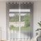 vidaXL - Gordijnen - voile - met - doorvoertules - 2 - st - 140x260 - cm - donkergrijs