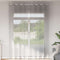 vidaXL - Gordijnen - voile - met - doorvoertules - 2 - st - 140x260 - cm - lichtgrijs