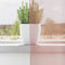vidaXL - Gordijnen - Voile - met - doorvoertules - 2 - st - 140x260 - cm - roze