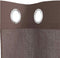 vidaXL - Gordijnen - voile - met - doorvoertules - 2 - st - 140x260 - cm - bruin