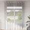 vidaXL - Gordijnen - voile - met - doorvoertules - 2 - st - 140x300 - cm - lichtgrijs