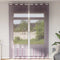 vidaXL - Gordijnen - voile - met - doorvoertules - 2 - st - 140x300 - cm - paars