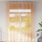 vidaXL - Gordijnen - voile - met - doorvoertules - 2 - st - 140x300 - cm - oranje