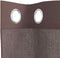vidaXL - Gordijnen - voile - met - doorvoertules - 2 - st - 140x300 - cm - bruin