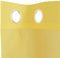 vidaXL - Gordijnen - voile - met - doorvoertules - 2 - st - geel