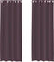 vidaXL - Gordijnen - voile - met - doorvoertules - 2 - st - paars - 140x260 - cm
