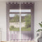 vidaXL - Gordijnen - voile - met - doorvoertules - 2 - st - paars - 140x260 - cm