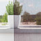 vidaXL - Gordijnen - Voile - met - doorvoertules - 2 - st - paars - 140x140 - cm