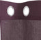 vidaXL - Gordijnen - Voile - met - doorvoertules - 2 - st - paars - 140x140 - cm
