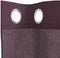 vidaXL - Gordijnen - voile - met - doorvoertules - 2 - st - paars - 140x260 - cm