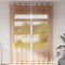 vidaXL - Gordijnen - voile - met - doorvoertules - 2 - st - terracotta