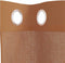 vidaXL - Gordijnen - voile - met - doorvoertules - 2 - st - terracotta