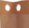 vidaXL - Gordijnen - voile - met - doorvoertules - 2 - st - terracotta
