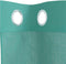 vidaXL - Gordijnen - voile - met - doorvoertules - 2 - st - turkoois