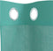 vidaXL - Gordijnen - voile - met - doorvoertules - 2 - st - turkoois