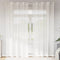 vidaXL - Gordijnen - voile - met - doorvoertules - 2 - st - wit