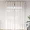 vidaXL - Gordijnen - voile - met - doorvoertules - 2 - st - wit